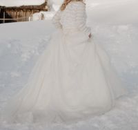 Hochzeitskleid -ein Traum in Weiß mit viel Tüll Sachsen - Delitzsch Vorschau