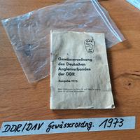 Original Ausgabe Gewässerordnung Angler DDR 1973 Sachsen-Anhalt - Hettstedt Vorschau