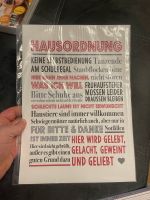 Lustige Hausordnung neu geschenkidee Wohnung Geschenk Poster Bayern - Untrasried Vorschau