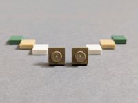 Lego Schmuck Set - Ohrstecker - Beige Weiß White Grün Green Stuttgart - Weilimdorf Vorschau