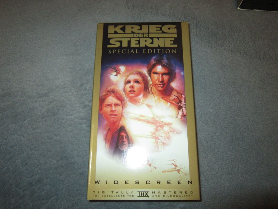 Star Wars "Krieg der Sterne Special Edition" VHS Videokasetten in Trittau