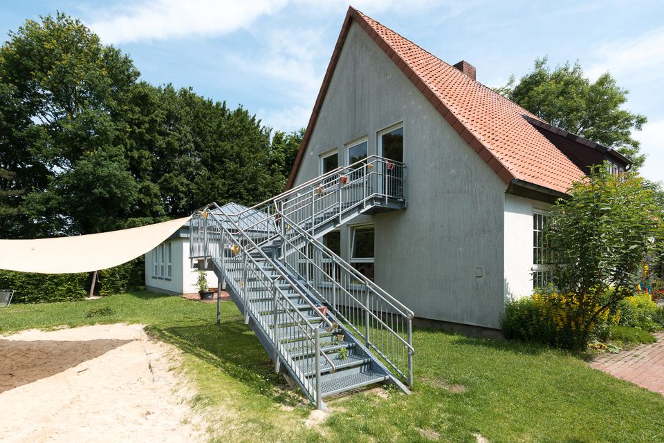 Außentreppe Fluchttreppe individuell vom Treppenbauer in Ascheberg