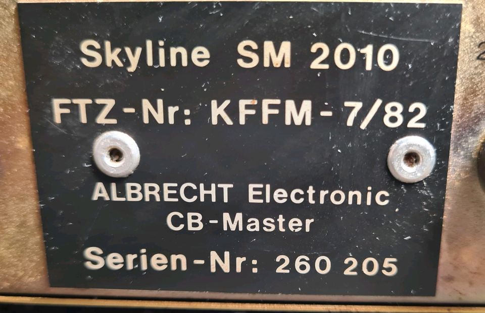 Albrecht Senfor Skyline SM-2010 CB-Funk Heimstation 22-Kanal in Düsseldorf