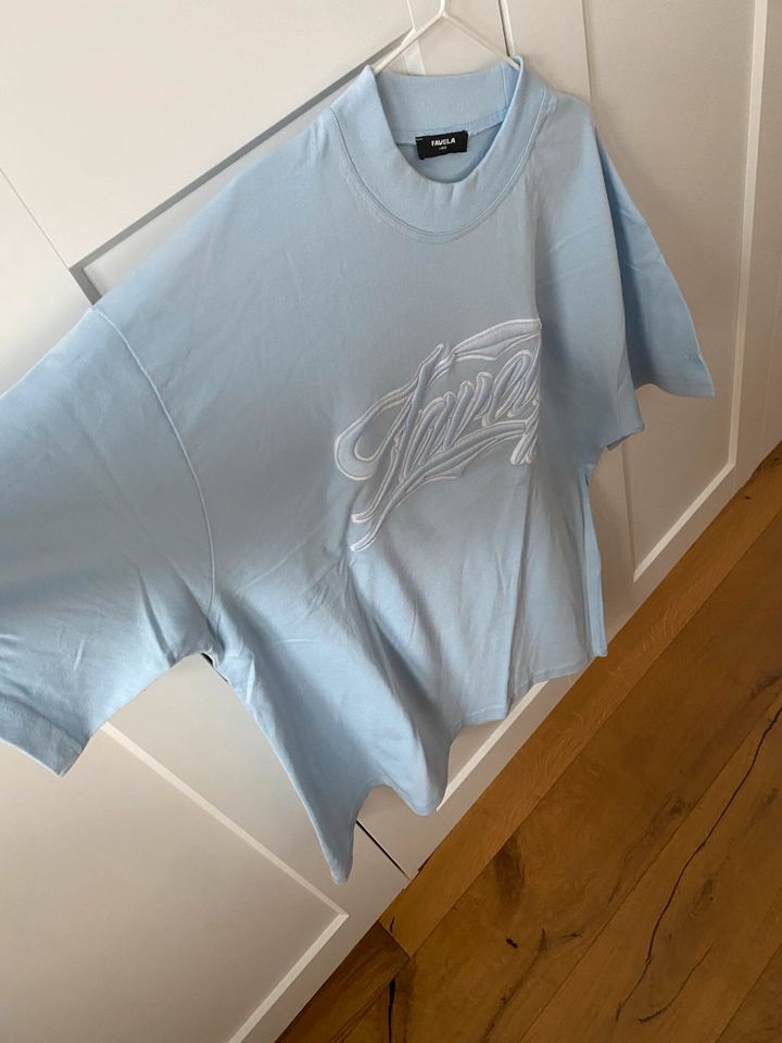 T-Shirt Oversize Favela LFDY Peso Pegador Baby Blau hellblau neu in Köln