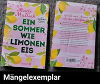 Ein Sommer wie Limoneneis von Marie Matisek Roman Sachsen - Zwickau Vorschau