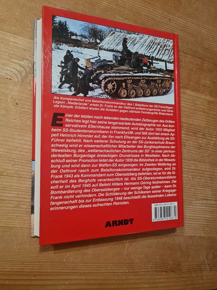 Bernhard Frank - Als Hitlers Kommandant - Buch 2007 in Dresden