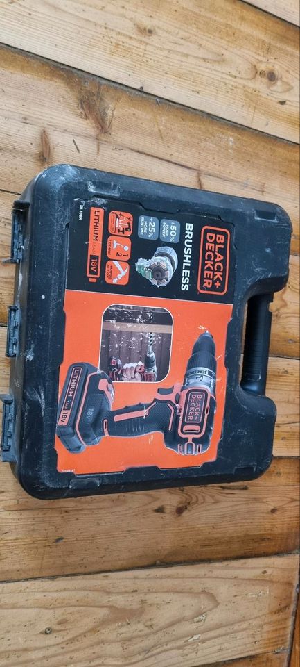 Black+Decker 18V Akku-Schlagbohrschrauber BL188 inkl. 1,5 Ah Akku in Frankfurt am Main