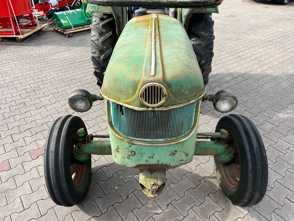 Deutz D40.2 Traktor Schlepper Kabine Verdeck in Osterweddingen