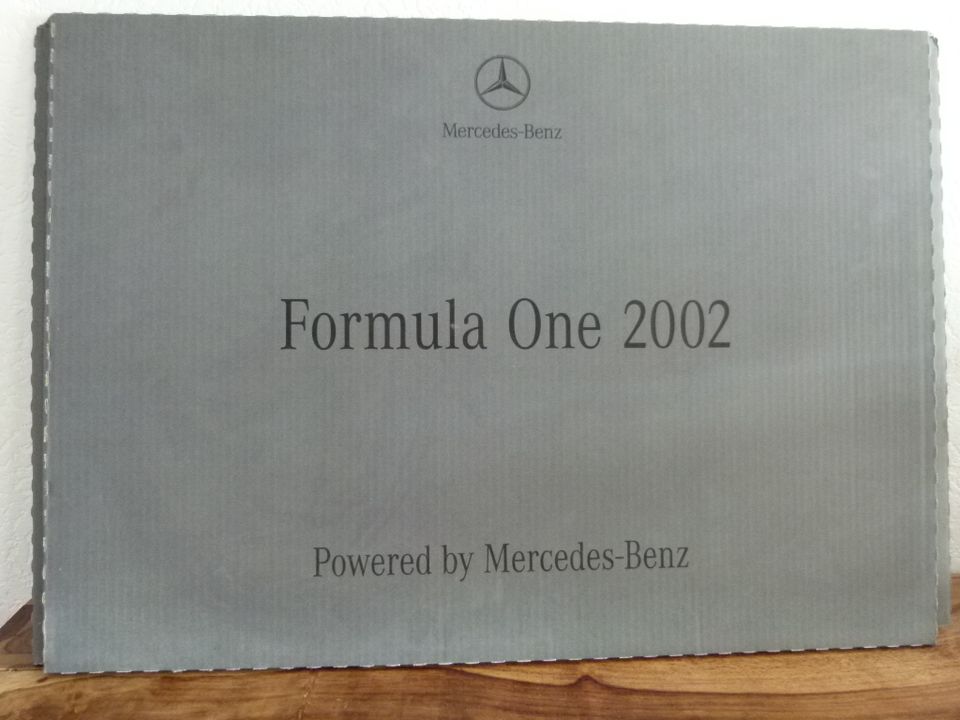 6x Mercedes Kalender Bereich Motorsport "DTM / Formel 1" in Stuttgart