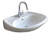 Waschbecken, gebraucht, Keramag Renova Nr.1 ca. 64 cm + Halbsäule Nordrhein-Westfalen - Sassenberg Vorschau