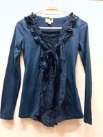 KHUJO Longsleeve Bluse Top Shirt Navy S 36 38 Hessen - Kassel Vorschau