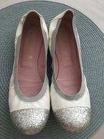 Pretty Ballerinas Gr. 39 weiß/silberne Spitze gut erhalten Harburg - Hamburg Marmstorf Vorschau