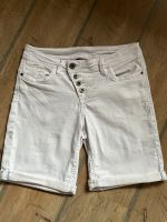 Denim Stretch Jeans Shorts Gr. 38 M Weiß Niedersachsen - Lamspringe Vorschau