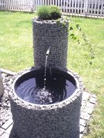 Gabione Brunnen / Gabionen Gartenbrunnen mit Solar-Pumpe Nordrhein-Westfalen - Willich Vorschau
