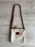 Handtasche MJ VINTAGE creme-beige rot braun Crossbodybag Dithmarschen - Brunsbuettel Vorschau