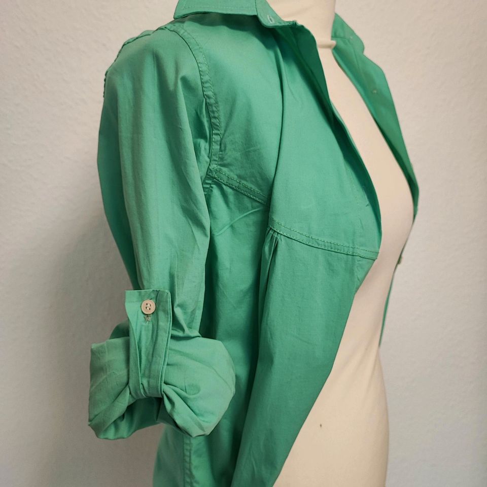 Long Hemd Bluse gr XS 34 Abercrombie & Fitch Mint in Heinsberg
