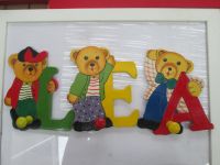 Kinder-Garderobe Buchstaben LEA zu verschenken Bayern - Wörthsee Vorschau