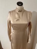 Zara langes Abendkleid beige gold Rückenfrei Abendkleid Maxikleid Bayern - Heßdorf Vorschau