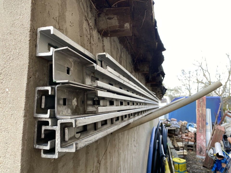 Steigschutzschine Aluminium Fallschutzschine 39 Meter Alu Turmbau in Burg