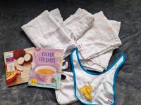 Baby Set: Mulltücher, Spucktuch, Lätzchen, Kochen für Babys Buch Hessen - Marburg Vorschau