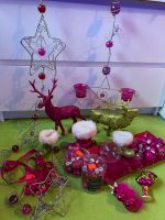 Weihnachtsdeko Pink Grün Ornamente Kugeln Rentier Stiefel Einhorn Nordrhein-Westfalen - Lippetal Vorschau