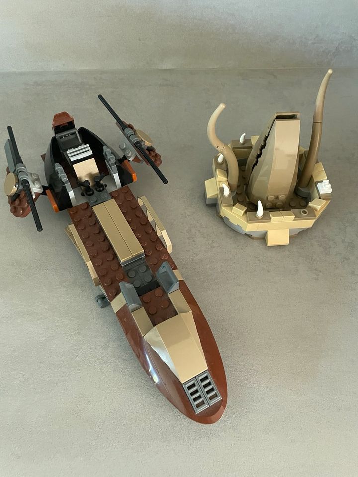 Lego Star Wars Tatooine Konvolut Desert Skiff und Obi Wans Hütte in Dortmund