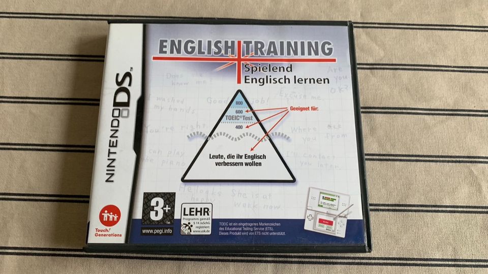 Nintendo DS Gehirn Jogging & Englischtraining in Rednitzhembach