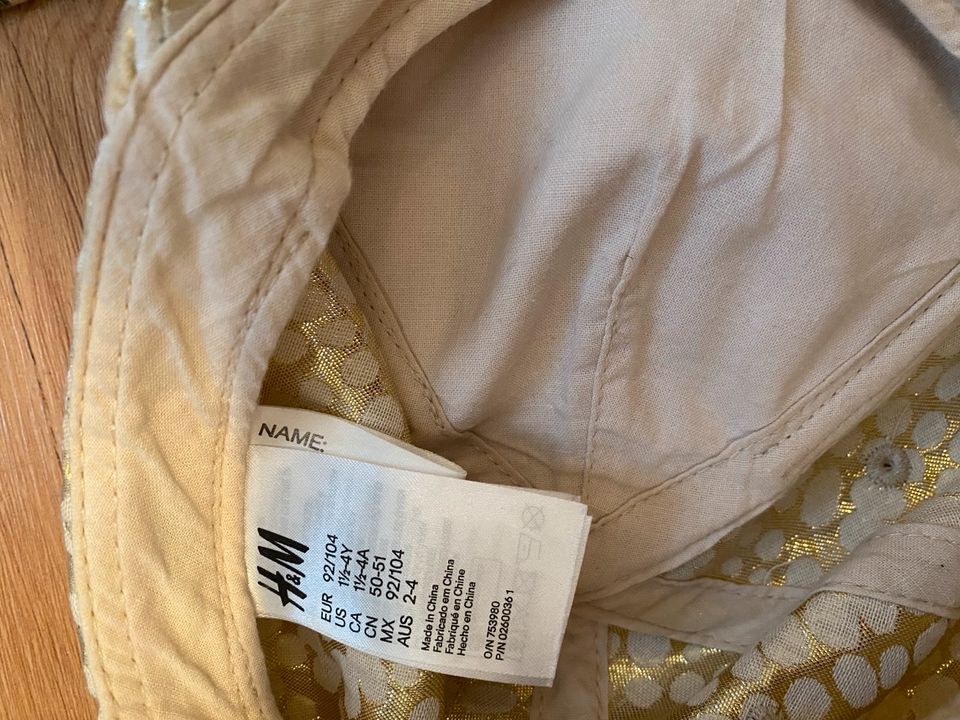 Caps Cappys H&M beige gold Leo 92/104 122/128 Katzenohren in Dortmund