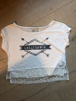T Shirt weiß Hollister S kurz geschnitten California München - Allach-Untermenzing Vorschau