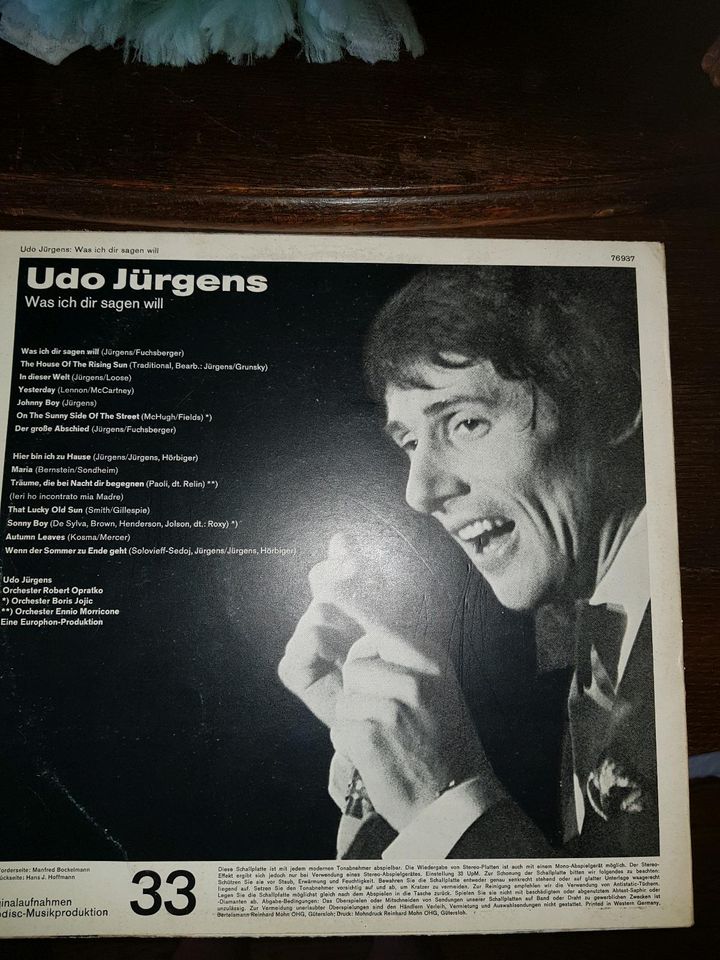 Udo Jürgens Langspielpatten  LPs. in Hamburg