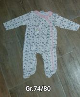 Strampler Schlafanzug Pyjama Gr. 74 80 Winnie Pooh weiß rosa Thüringen - Bad Sulza Vorschau