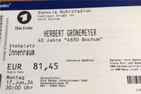 2 Tickets Herbert Grönemeyer 17.6. in Bochum Nordrhein-Westfalen - Hürth Vorschau