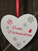 Holz Herz Anhänger * Schild 14 x 14,5 cm * Weihnachten * NEUWARE Nordrhein-Westfalen - Kamp-Lintfort Vorschau