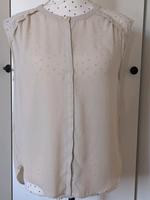 Bluse von Vero Moda hinten mit Spitze und Plissee-Optik Gr. M Brandenburg - Teltow Vorschau