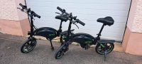 2 x EMO 1S Pedelecs, E-Bike, Klappräder 14 Zoll schwarz-grün Bayern - Augsburg Vorschau