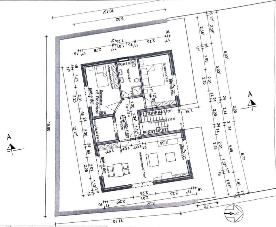 Wundervolle Penthouse-Wohnung mit riesiger Dachterrasse in Lehrte