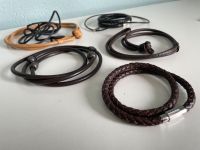 Versch. Lederbänder, Armbänder, Halsbänder Schmuck basteln West - Griesheim Vorschau