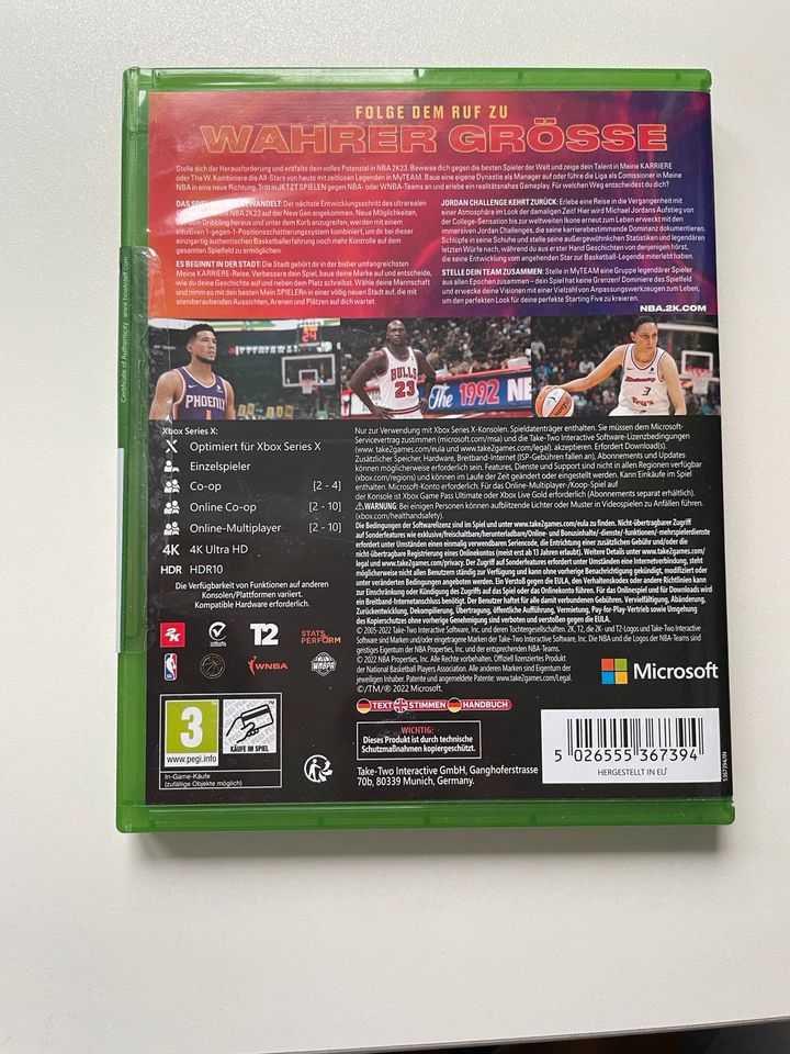 NBA2K23 für Xbox Series X in Nürnberg (Mittelfr)