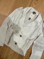 Leinen Blazer Jacke beige creme Baden-Württemberg - Horgenzell Vorschau