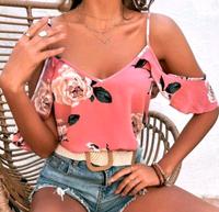 Offshoulder Bluse mit Blumen muster Gr. XS 34/S 36 Niedersachsen - Walsrode Vorschau