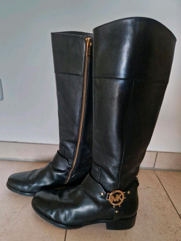 Original Michael Kors Leder Stiefel, Größe 9 (40) in Frohburg