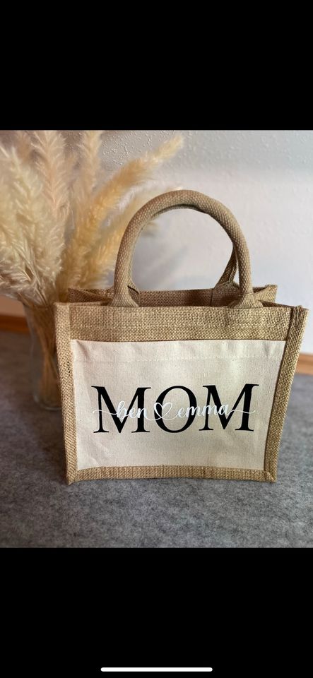 JUTE TASCHE / MOM EDITION / MAMA / HANDMADE / in Wiehl