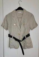 Kurzärmliger Leinenblazer mit Flechtgürtel Gr. 40 von Orsay Hamburg - Bergedorf Vorschau