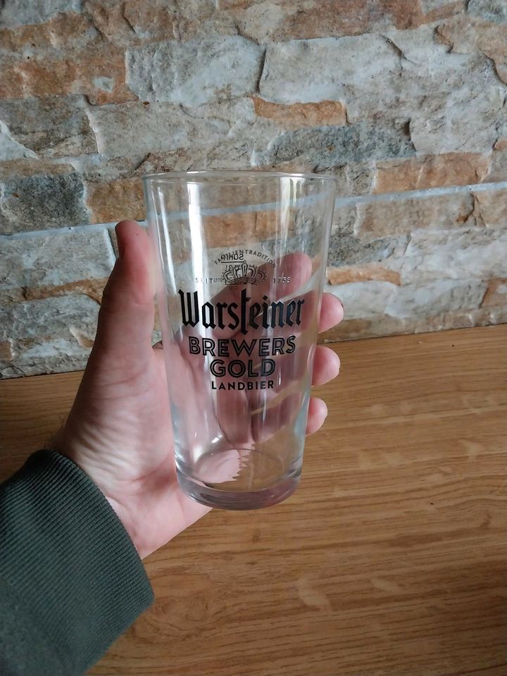 12x Warsteiner Glas Gläser Bierglas Brewers Gold Landbier 0,3 l in Bergkamen