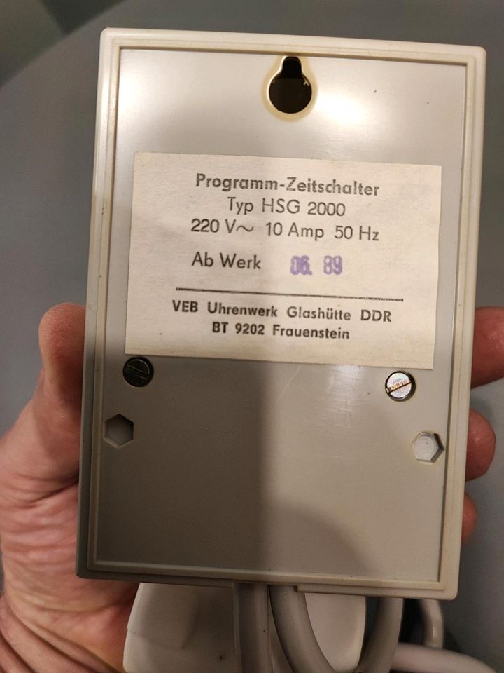 NEU !!! ORIGINAL DDR GDR VEB Programm Zeitschalter HSG 2000 Retro in Dresden