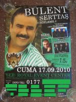 BÜLENT SERTTAŞ Konzert-POSTER BERLIN 2010 RAR! kurdisch türkisch Mitte - Tiergarten Vorschau