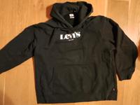 Levis Pullover Hoodie schwarz weiß Logo retro XL Kapuzenpullover Bayern - Wittibreut Vorschau