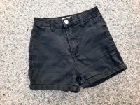 Kurze Jeans schwarz mit hohem Bund Gr. 36 Baden-Württemberg - Korntal-Münchingen Vorschau