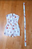Jumpsuit kurz Tally Weijl XS Mädchen Damen weiß orange lila Blume Thüringen - Altenburg Vorschau