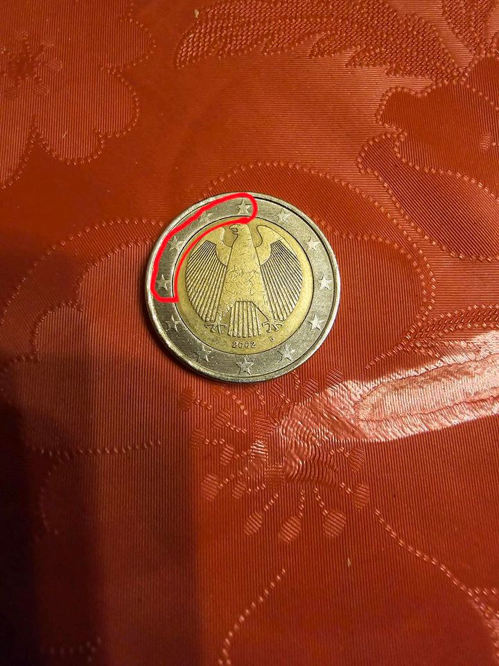 Seltene 2 Euro Münze Münz Fehlprägung D 2002 in Seesen